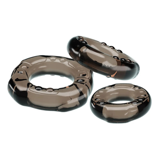 BAILE's Triple Cock Ring Set