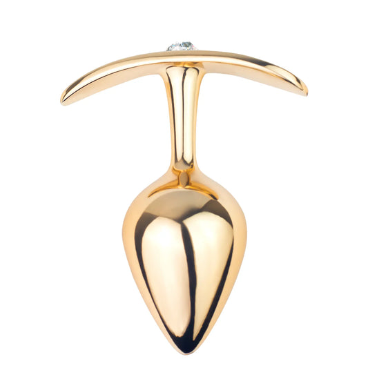 Roomfun’s Petite Gold Butt Plug with Diamond Detail