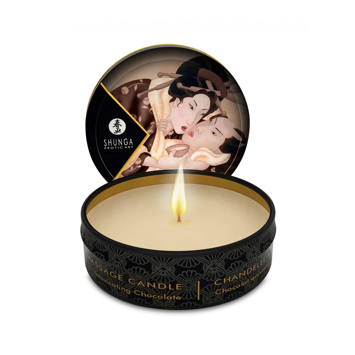 Shunga's Mini Massage Candle 'Intoxicating Chocolate'