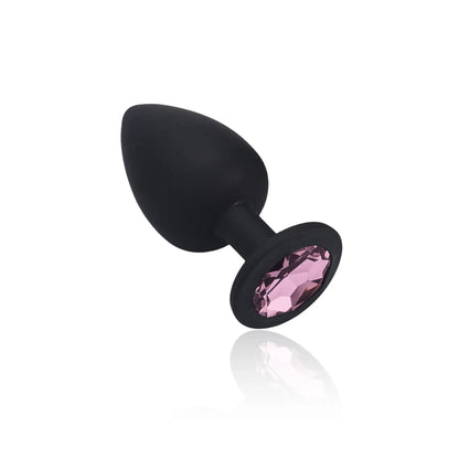 Perfect Fit - Lustra’s Jewelled Silicone Butt Plug (small)