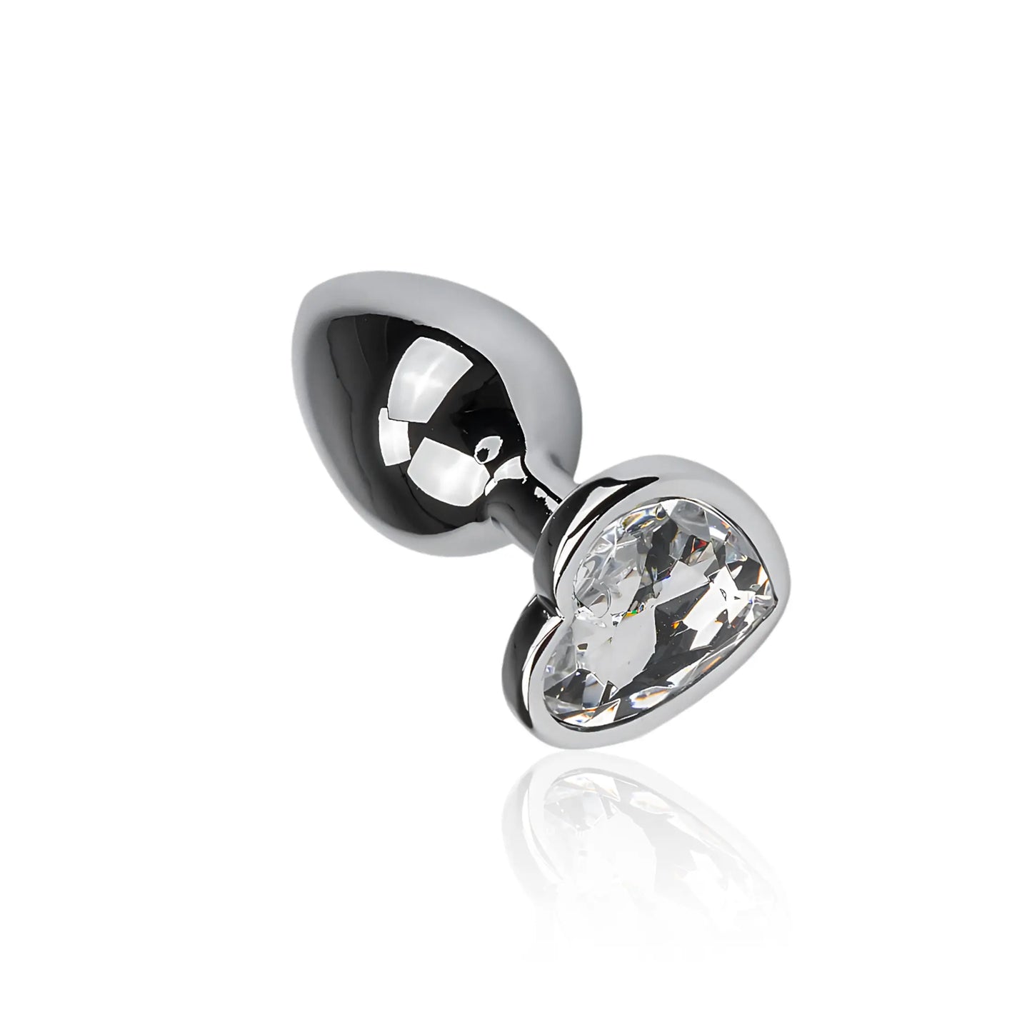 Heartbreaker - Lustra’s Jewelled Metal Heart Anal Plug (medium)