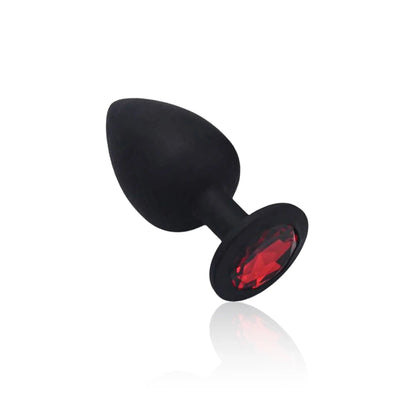 Perfect Fit - Lustra’s Jewelled Silicone Butt Plug (small)
