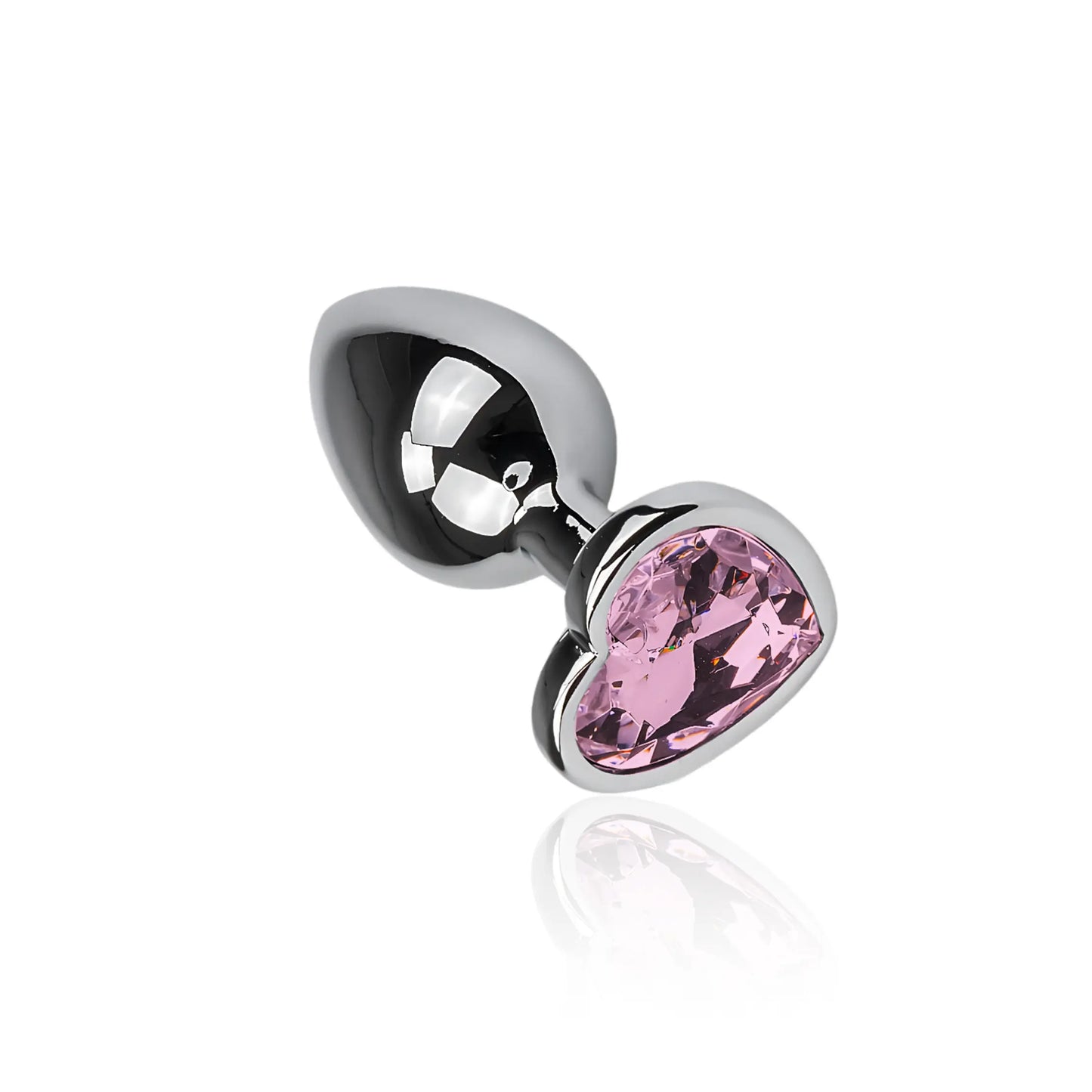 Heartbreaker - Lustra’s Jewelled Metal Heart Anal Plug (small)