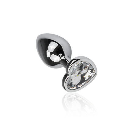 Heartbreaker - Lustra’s Jewelled Metal Heart Anal Plug (small)