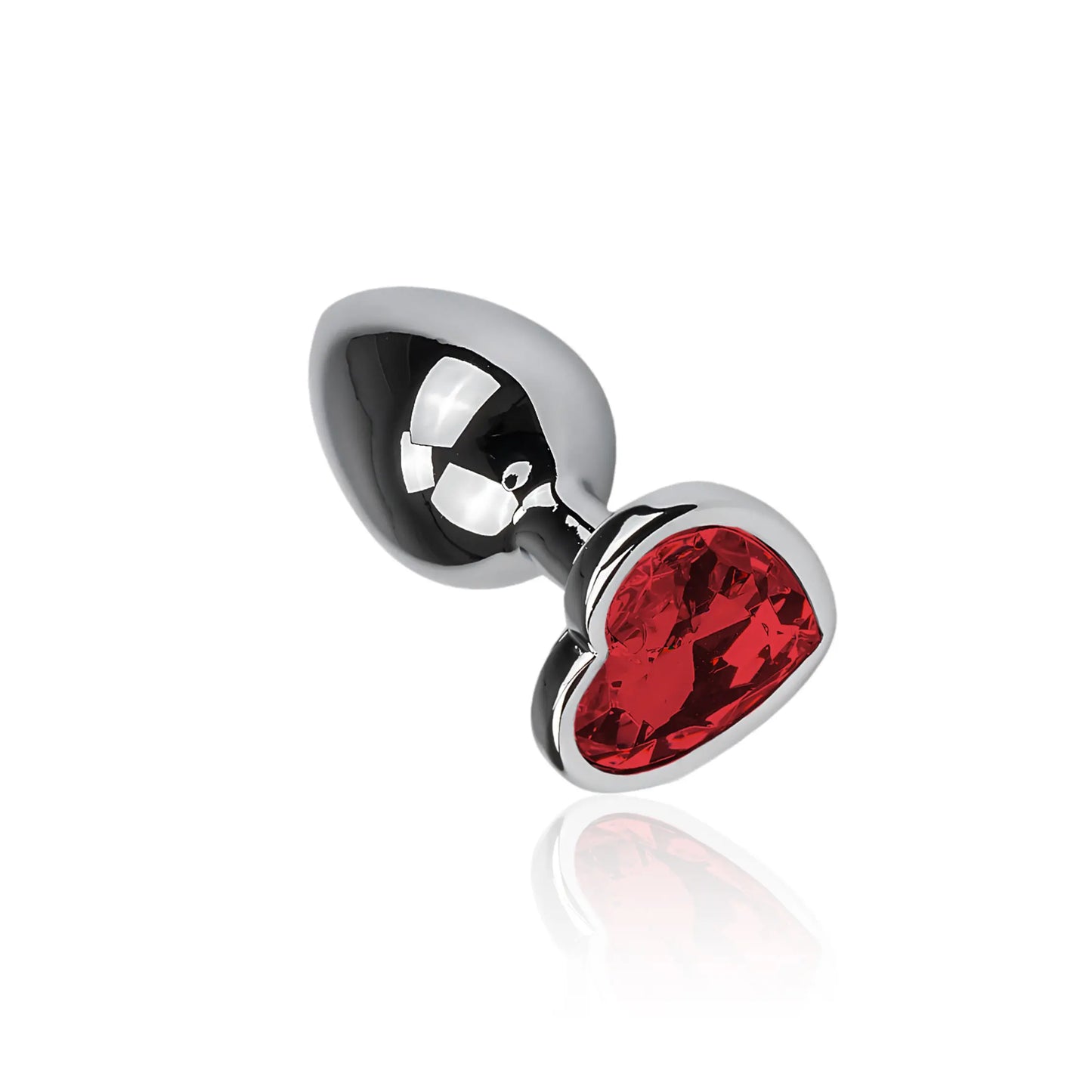Heartbreaker - Lustra’s Jewelled Metal Heart Anal Plug (small)