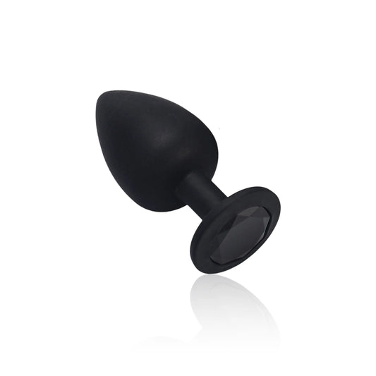 Perfect Fit - Lustra’s Jewelled Silicone Butt Plug (large)