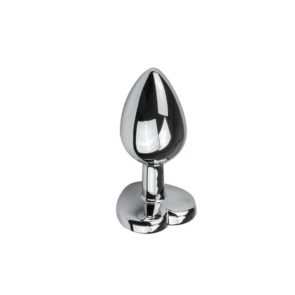 Heartbreaker - Lustra’s Jewelled Metal Heart Anal Plug (large)