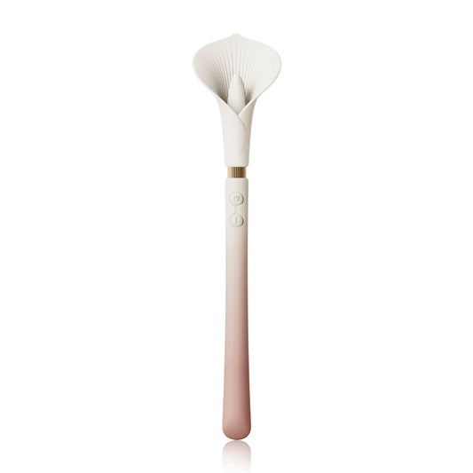 Calla | Lily-inspired double-ended vibrating massager by ZALO