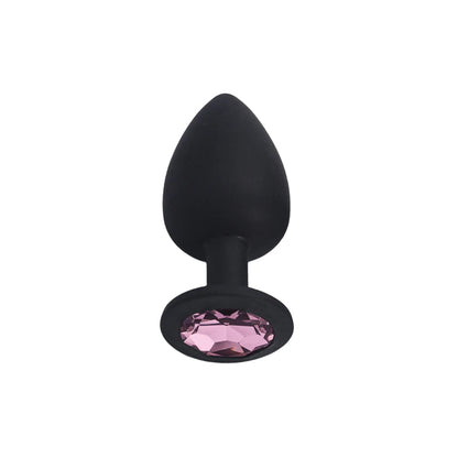 Perfect Fit - Lustra’s Jewelled Silicone Butt Plug (small)