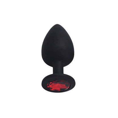 Perfect Fit - Lustra’s Jewelled Silicone Butt Plug (small)