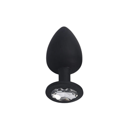 Perfect Fit - Lustra’s Jewelled Silicone Butt Plug (small)