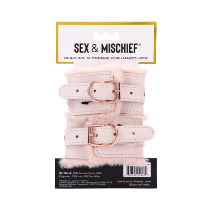 Sex & Mischief’s Peaches ‘n CreaMe Fur Handcuffs