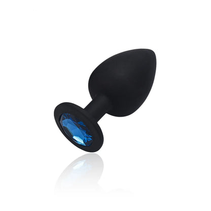 Perfect Fit - Lustra’s Jewelled Silicone Butt Plug (small)