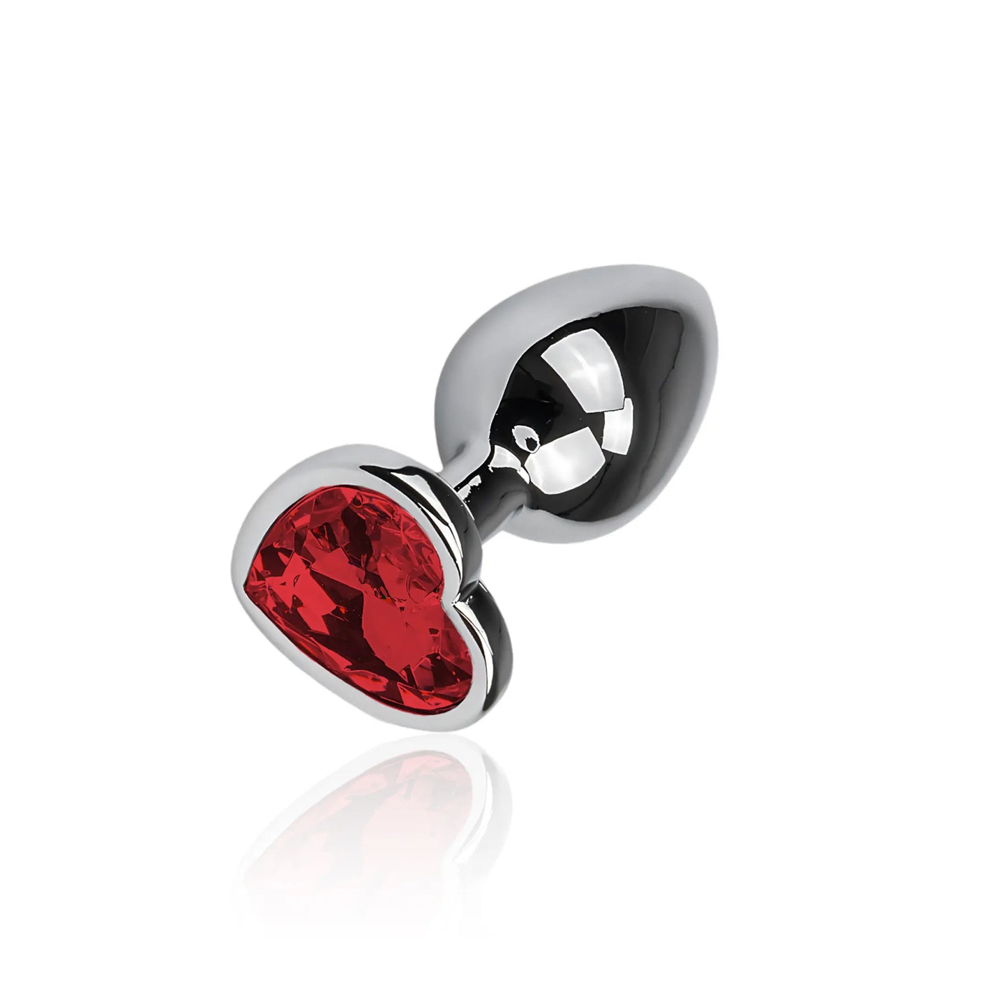 Heartbreaker - Lustra’s Jewelled Metal Heart Anal Plug (large)
