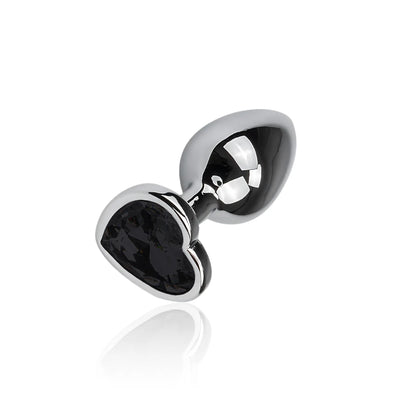 Heartbreaker - Lustra’s Jewelled Metal Heart Anal Plug (small)