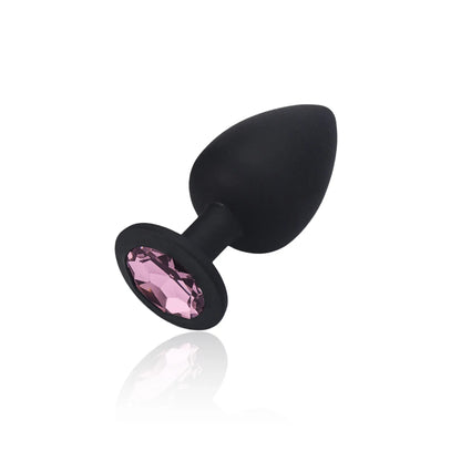 Perfect Fit - Lustra’s Jewelled Silicone Butt Plug (small)