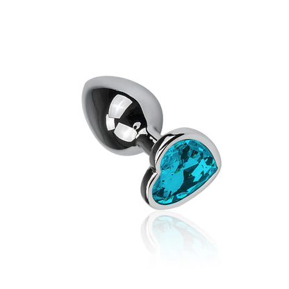 Heartbreaker - Lustra’s Jewelled Metal Heart Anal Plug (medium)