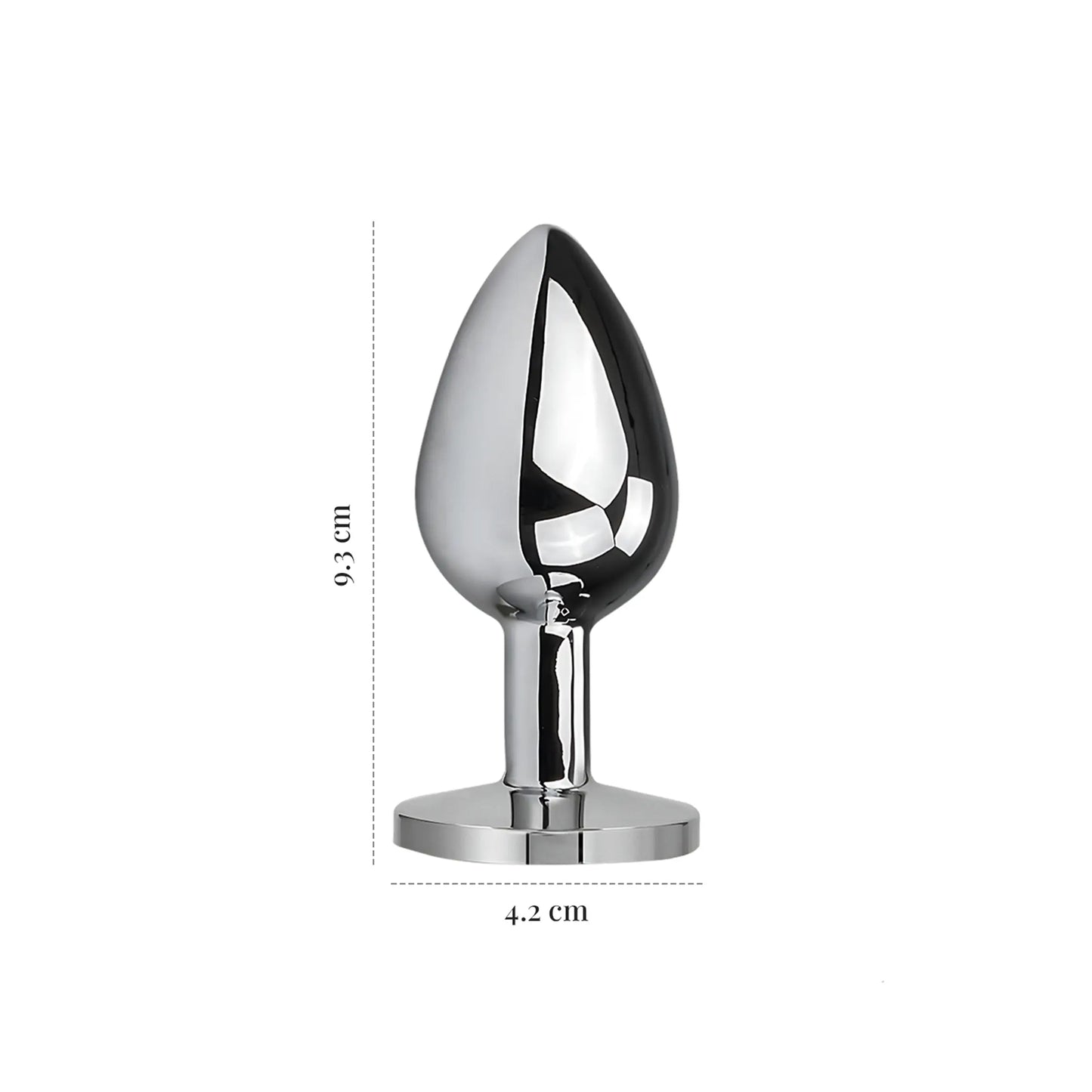 Booty Called - Jewelled Metal Anal Plug (Large)