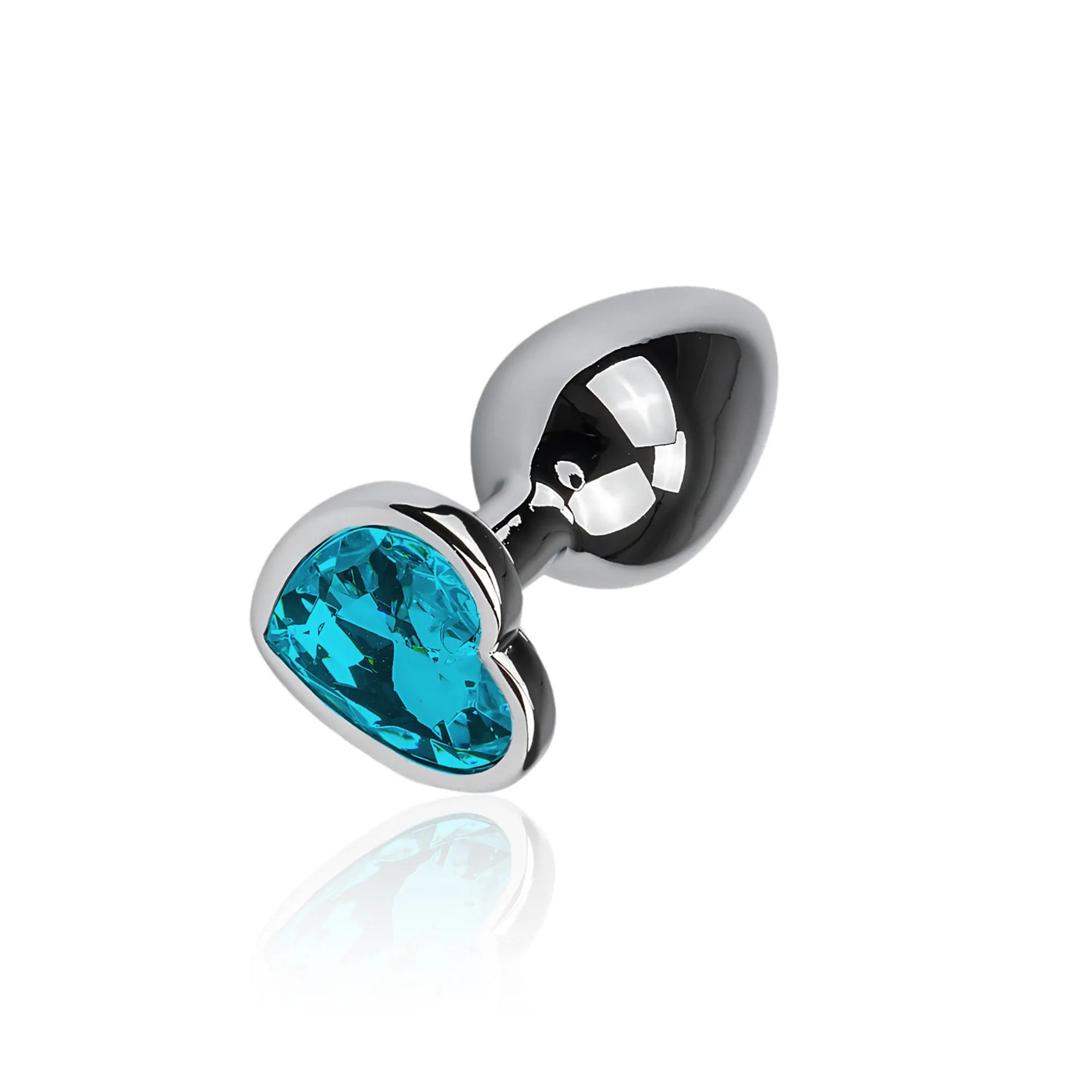 Heartbreaker - Lustra’s Jewelled Metal Heart Anal Plug (large)