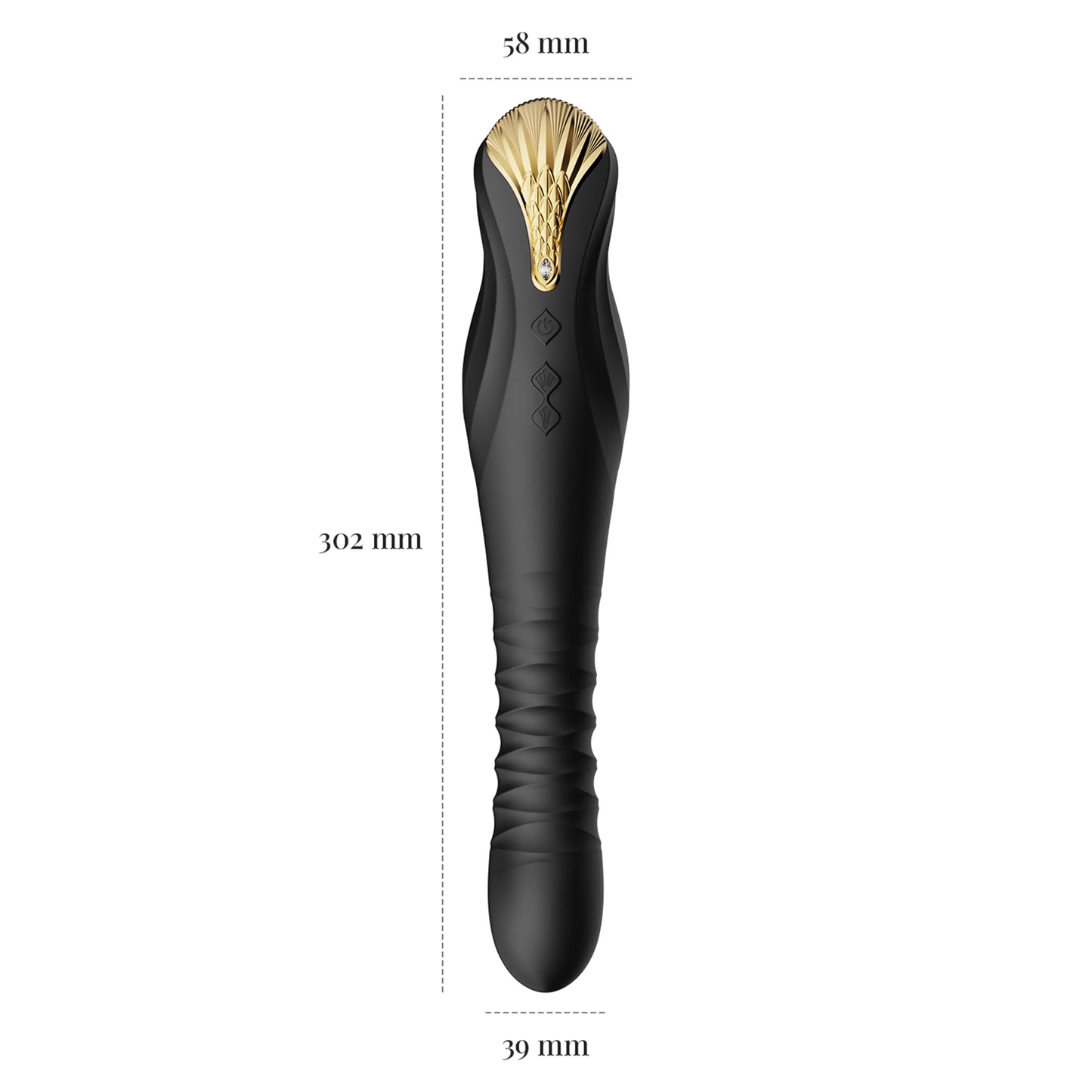King | Powerful, thrusting Vibrator by ZALO