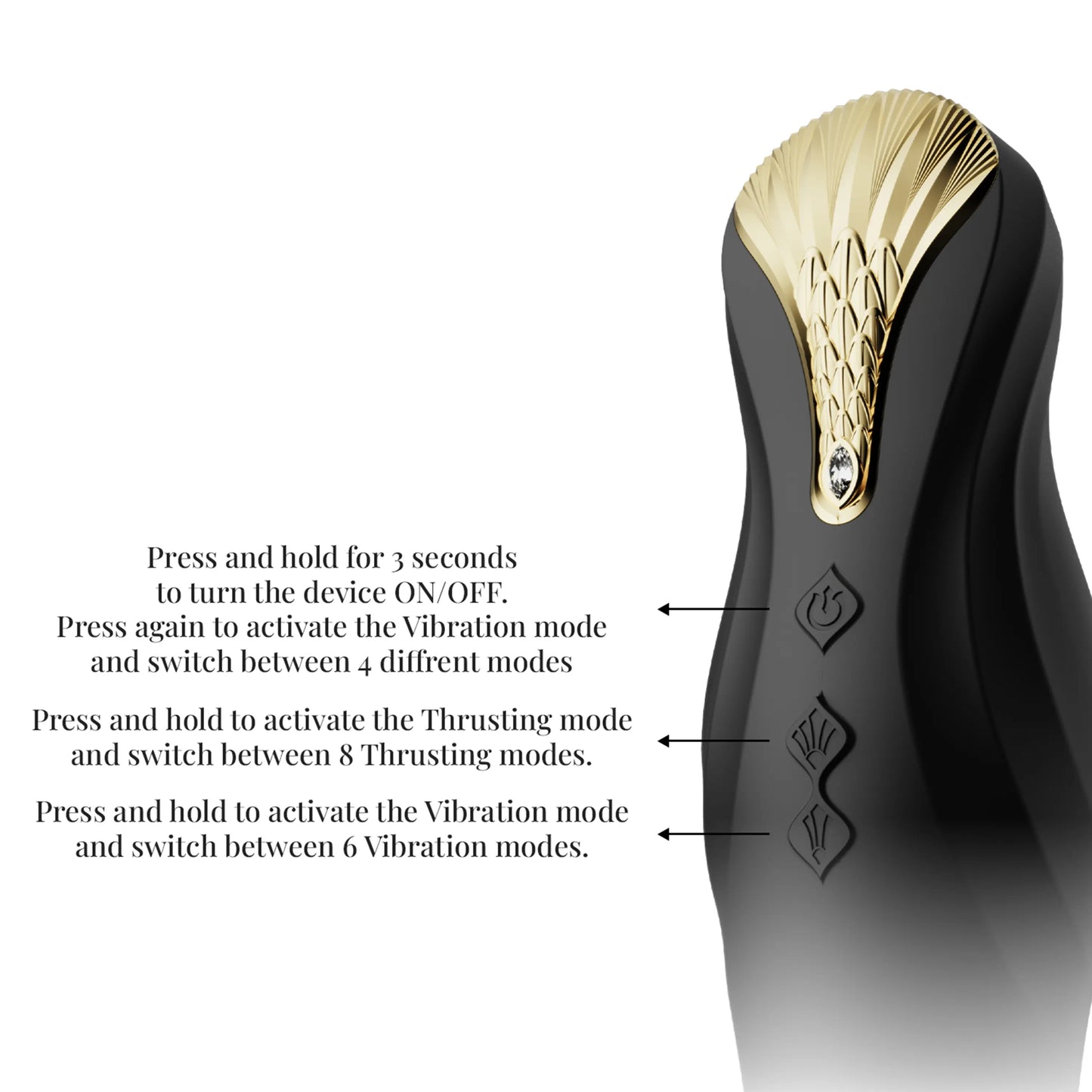 King | Powerful, thrusting Vibrator by ZALO