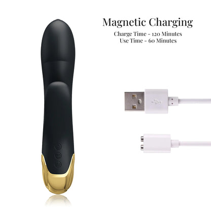 Luxa - 18k Gold-Plated Clitoral Suction and G-Spot Vibrator by Sexy Secret