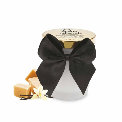 Bijoux Indiscrets Melt My Heart Kissable Massage Candle Soft Caramel and Sea Salt