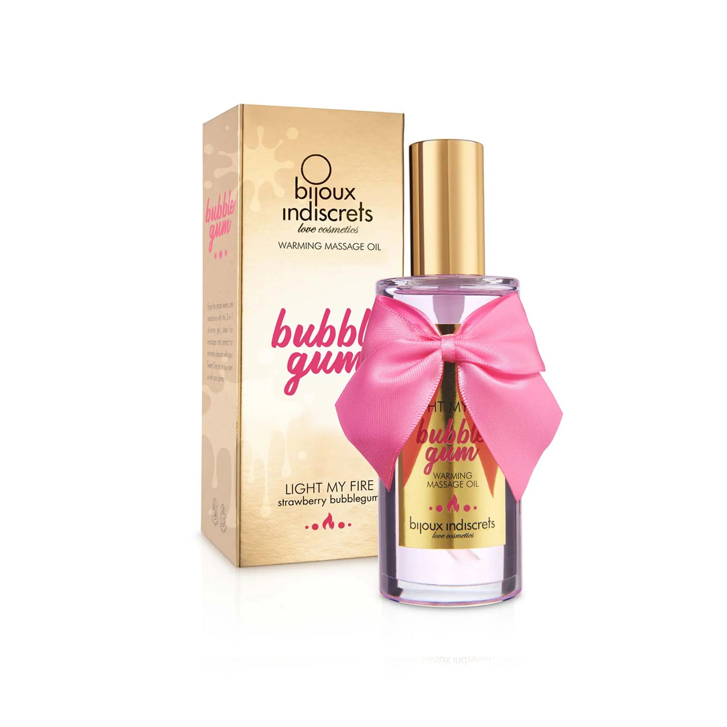 Bijoux Indiscrets Warming Massage Oil 'Bubblegum'