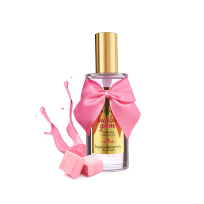 Bijoux Indiscrets Warming Massage Oil 'Bubblegum'