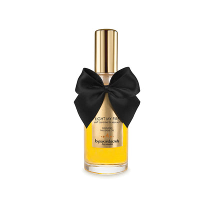 Bijoux Indiscrets Warming Massage Oil 'Caramel and sea salt'