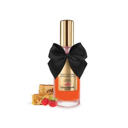 Bijoux Indiscrets Warming Massage Oil 'Strawberry and honey'
