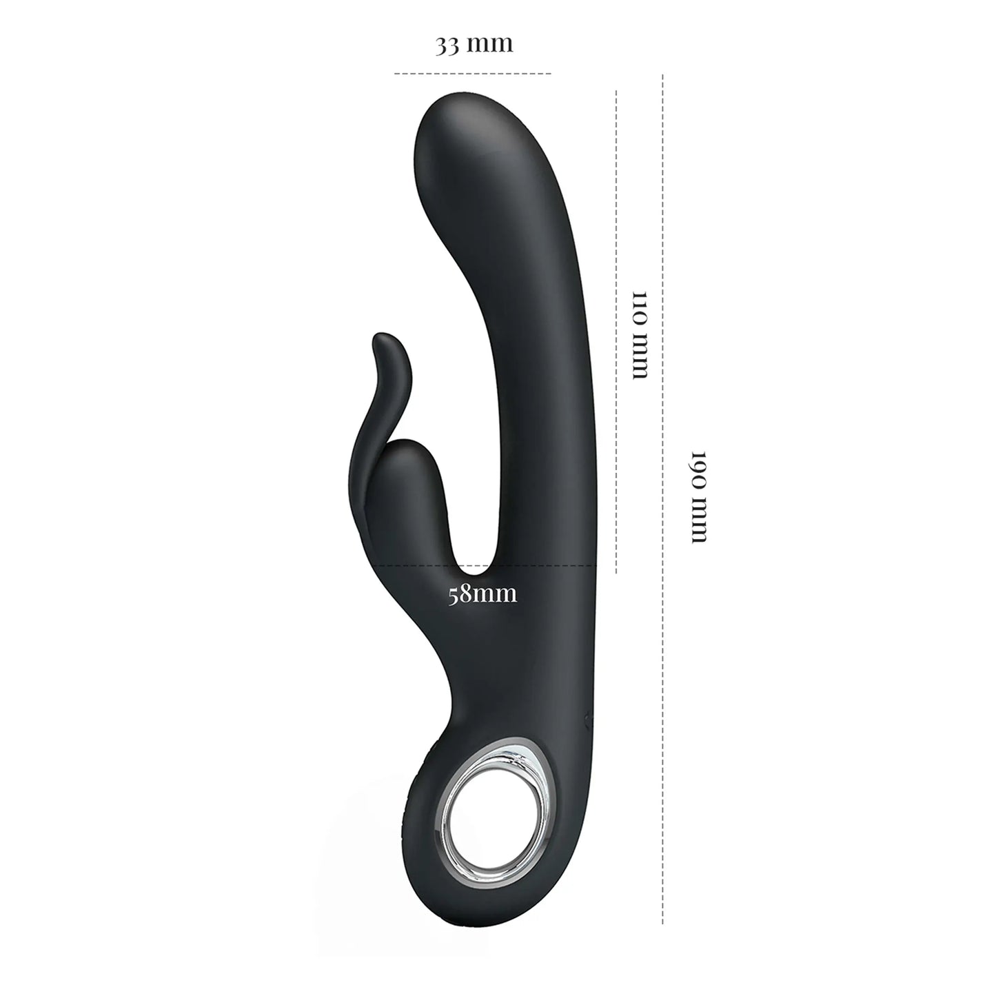 Pretty Love's Rechargeable Rabbit Vibrator for Dual Pleasure