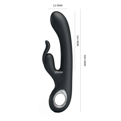 Pretty Love's Rechargeable Rabbit Vibrator for Dual Pleasure