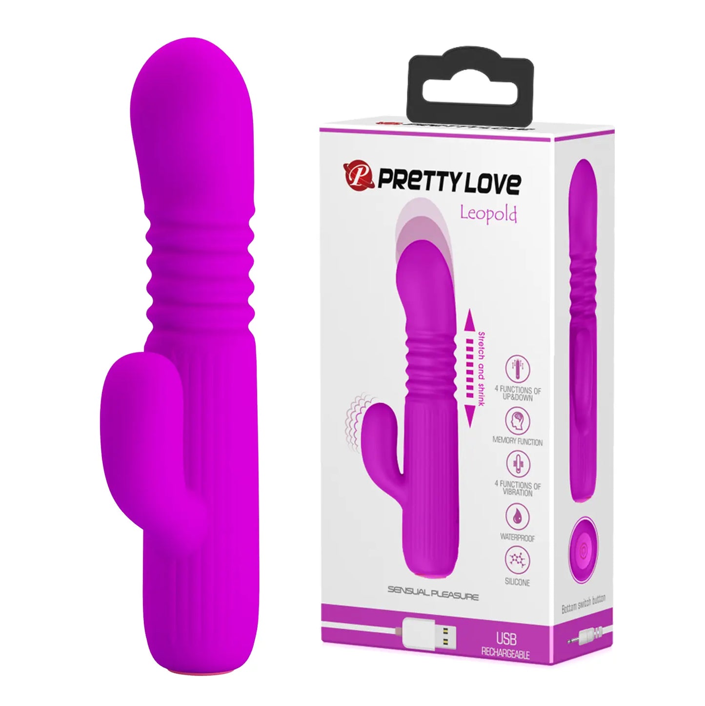 Pretty Love's Lifelike Thrusting Vibrator