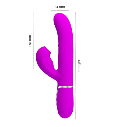 Pretty Love's Multi-Function Rabbit Vibrator with Tapping and Thumping