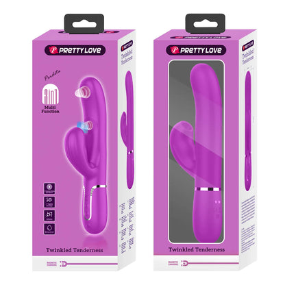 Pretty Love's Multi-Function Rabbit Vibrator with Tapping and Thumping