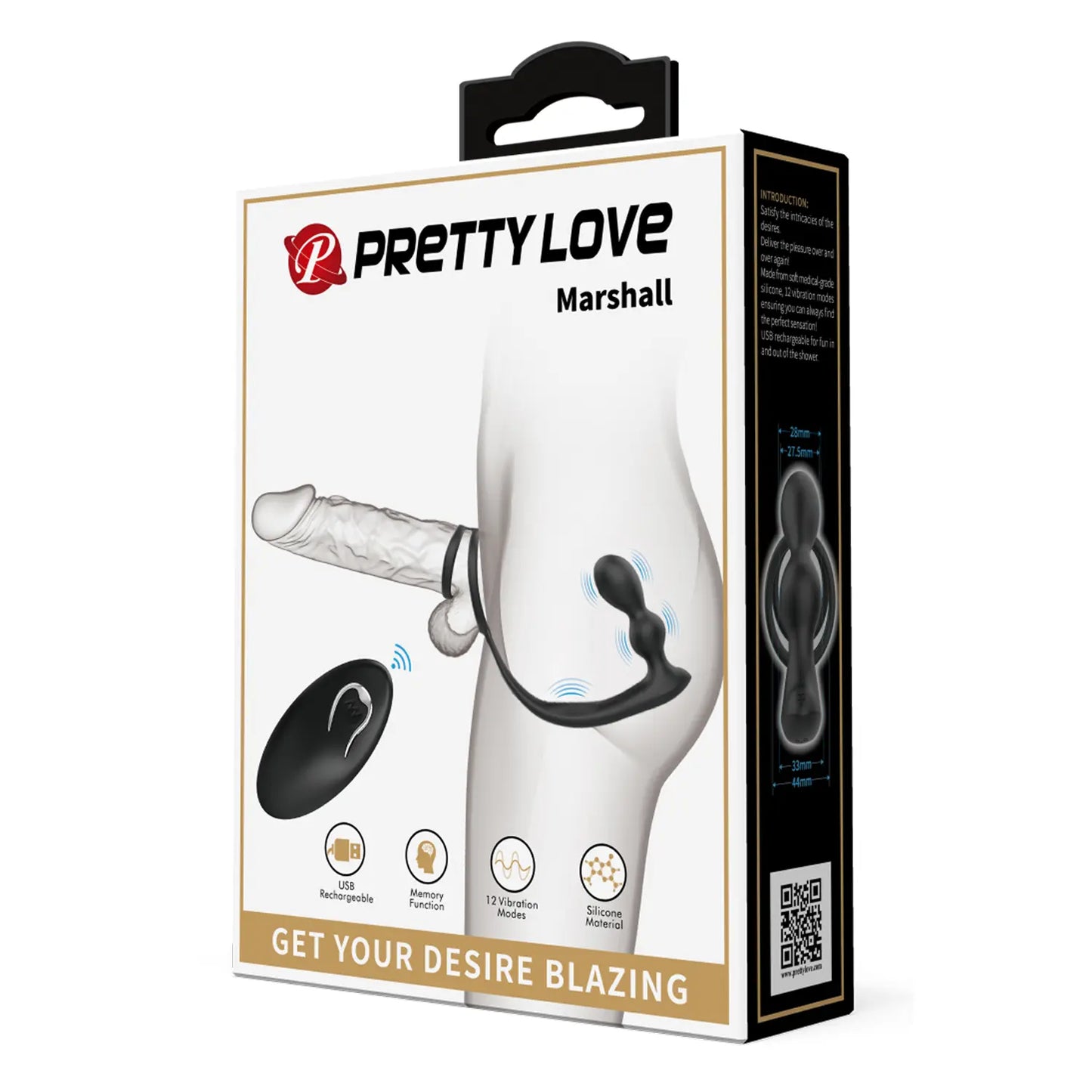 Pretty Love's Remote-Controlled Cock Ring and Butt Plug
