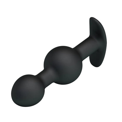 Pretty Love's Vibrating Heavy Balls Silicone Butt Plug
