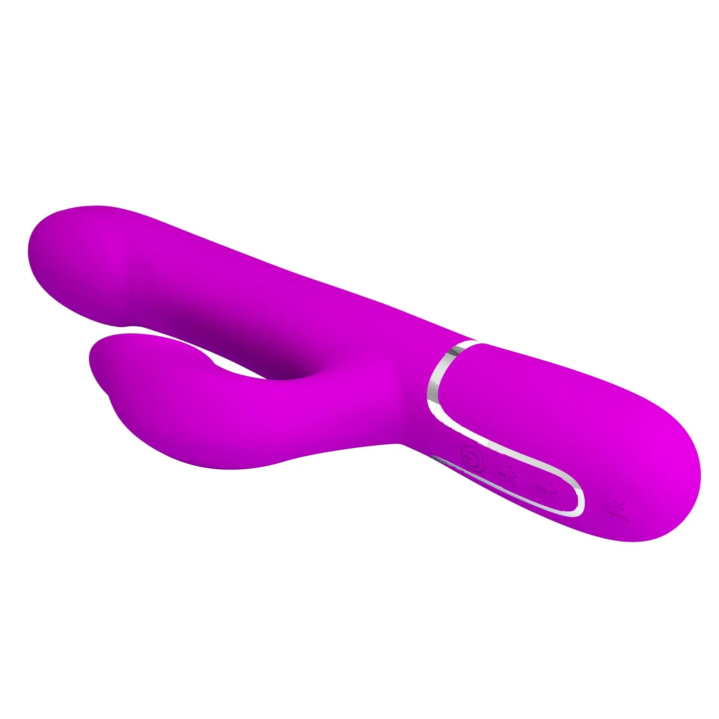 Pretty Love's Dual-Motor Rabbit Vibrator with Beaded Shaft