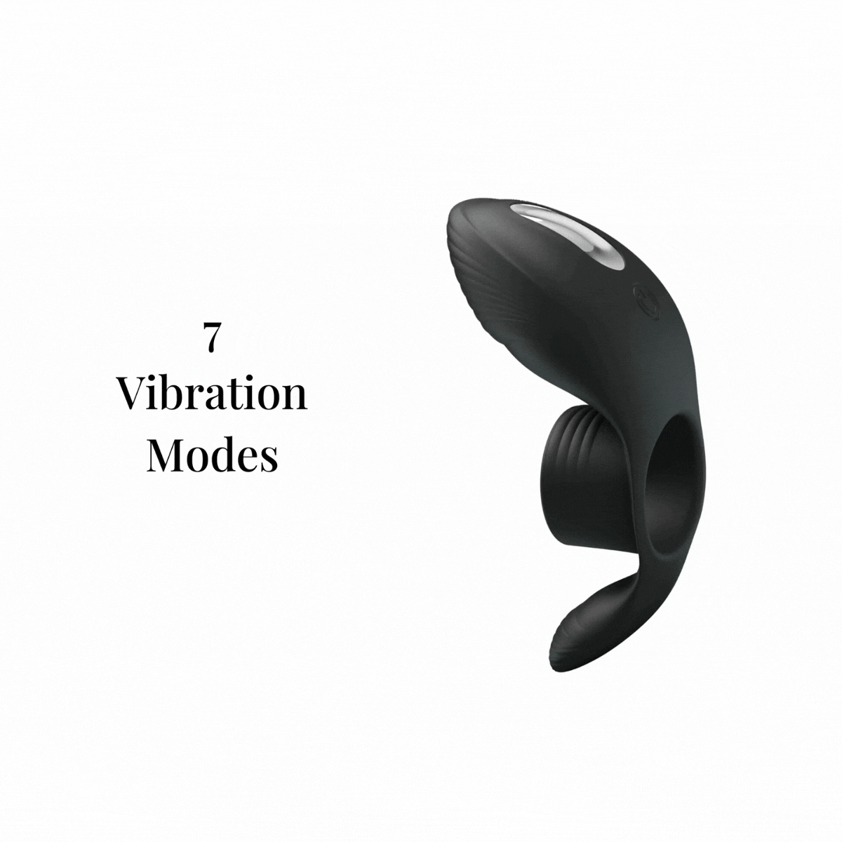 Pretty Love's Rechargeable Vibrating Cock Sleeve with Powerful Clitoral Massager