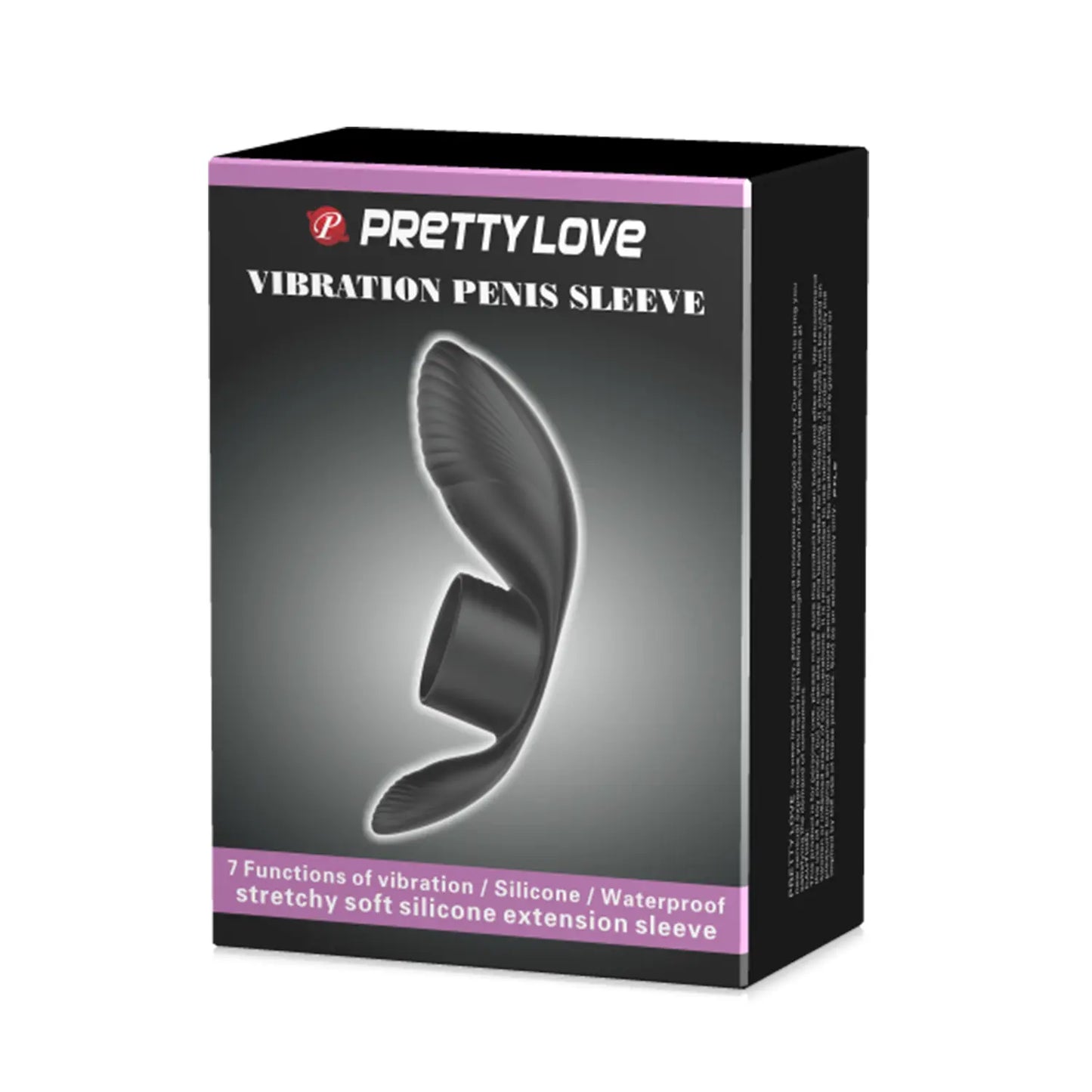 Pretty Love's Rechargeable Vibrating Cock Sleeve with Powerful Clitoral Massager