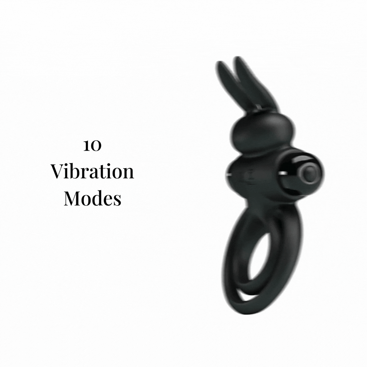 Pretty Love's Vibrating Rabbit Cock Ring for Couples