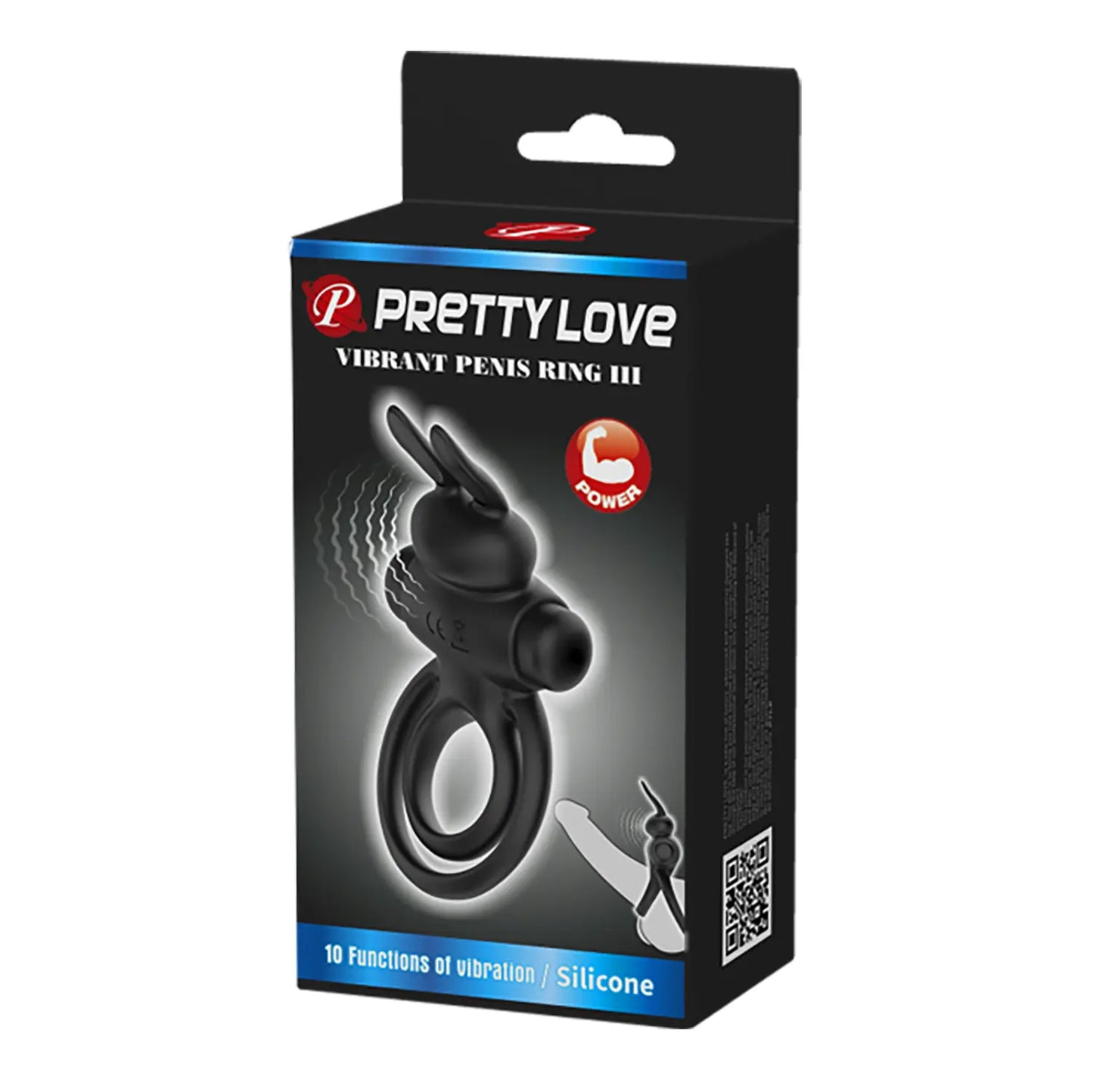 Pretty Love's Vibrating Rabbit Cock Ring for Couples