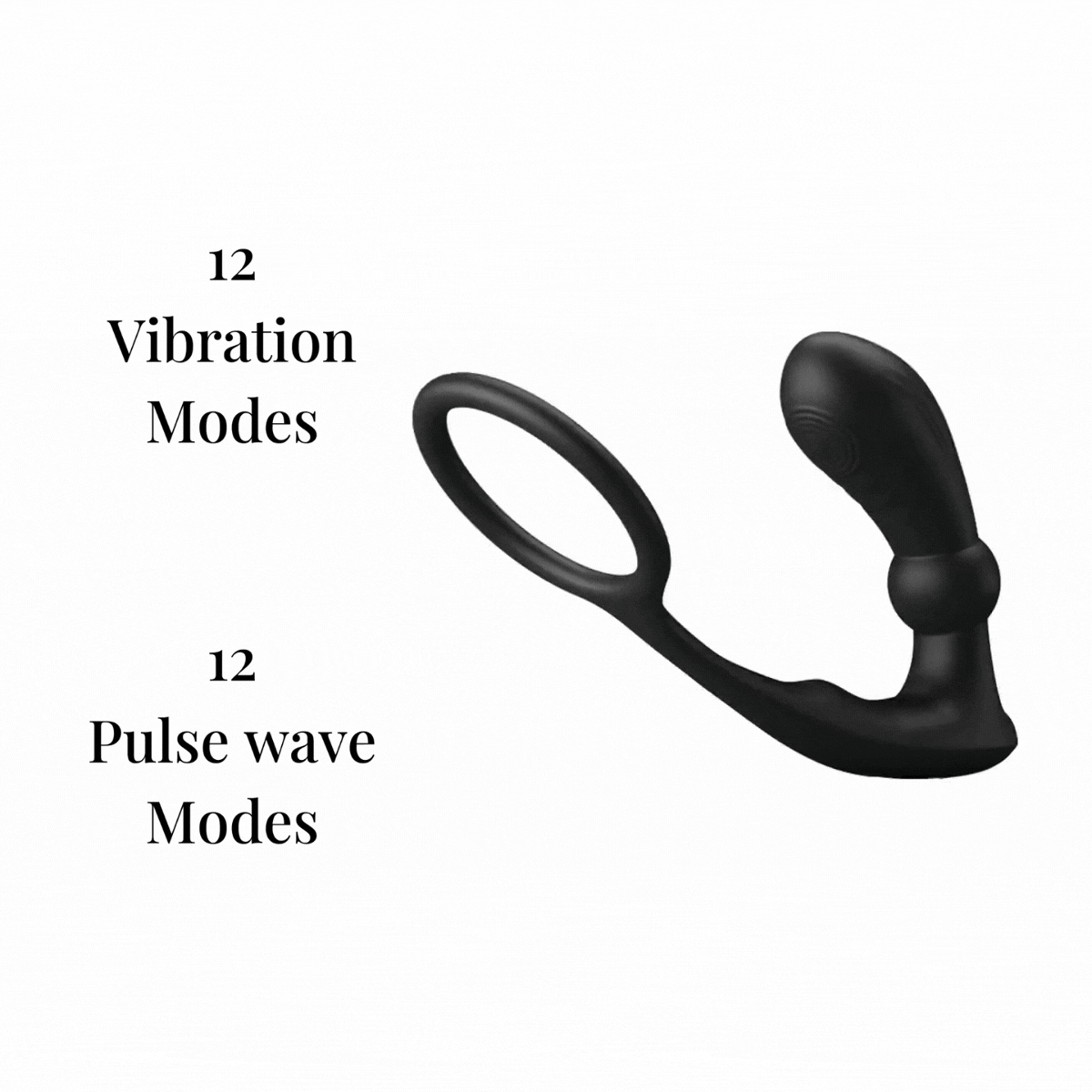 Pretty Love's Remote-Controlled Cock Ring and Curved Butt Plug
