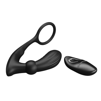 Pretty Love's Remote-Controlled Cock Ring and Curved Butt Plug