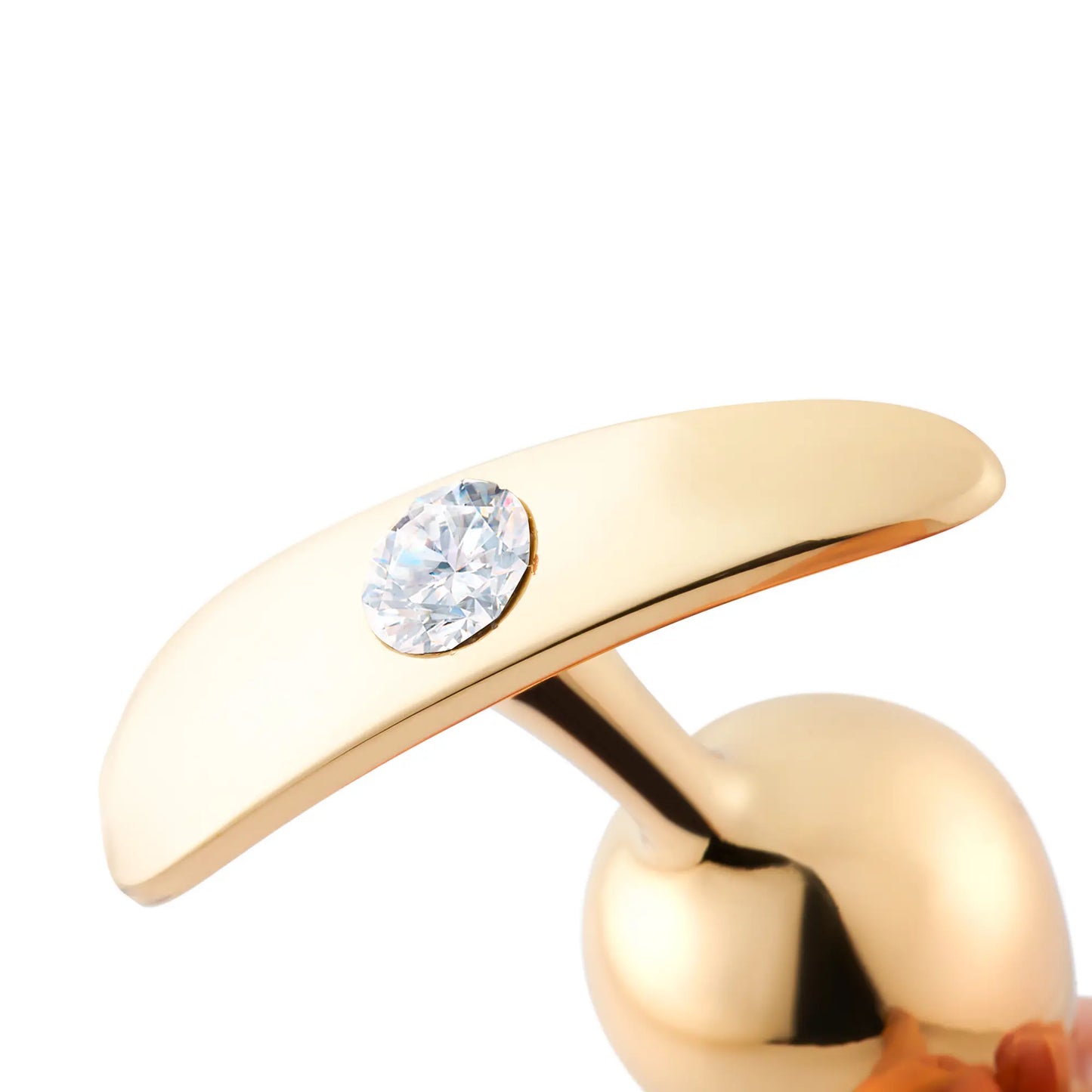 Roomfun’s Petite Gold Butt Plug with Diamond Detail
