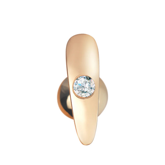 Roomfun’s Petite Gold Butt Plug with Diamond Detail