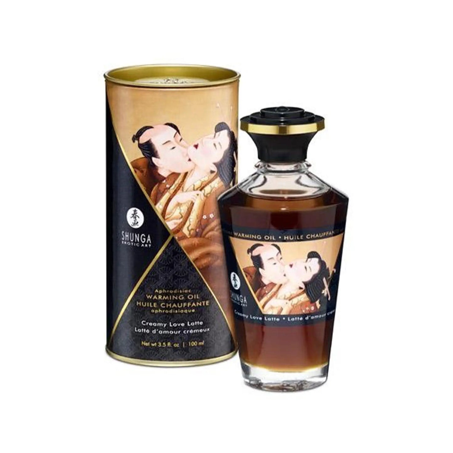 Shunga's Warming oil 'Creamy Love Latte'