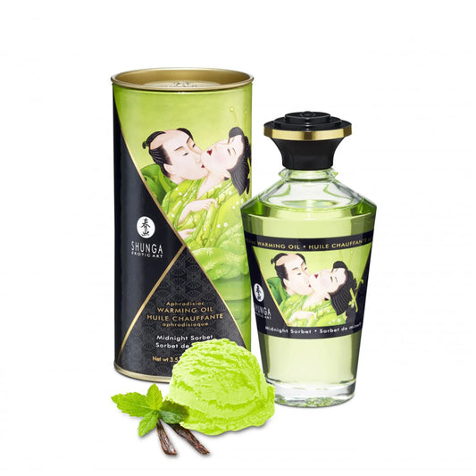 Shunga's Warming oil 'Midnight Sorbet'