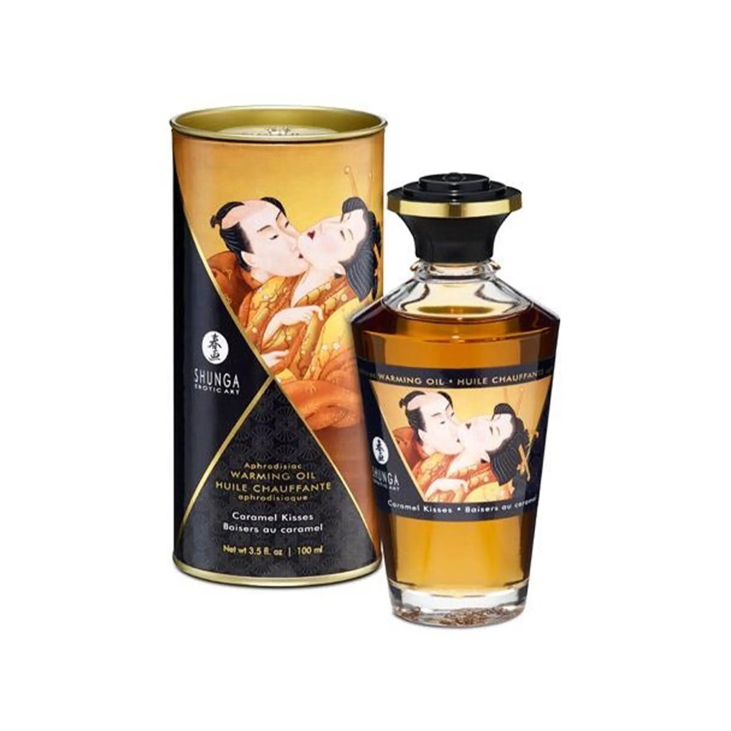 Shunga's Warming oil 'Caramel Kisses'